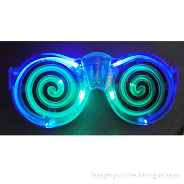 Spiral Sunglasses, 4 LED (BG)